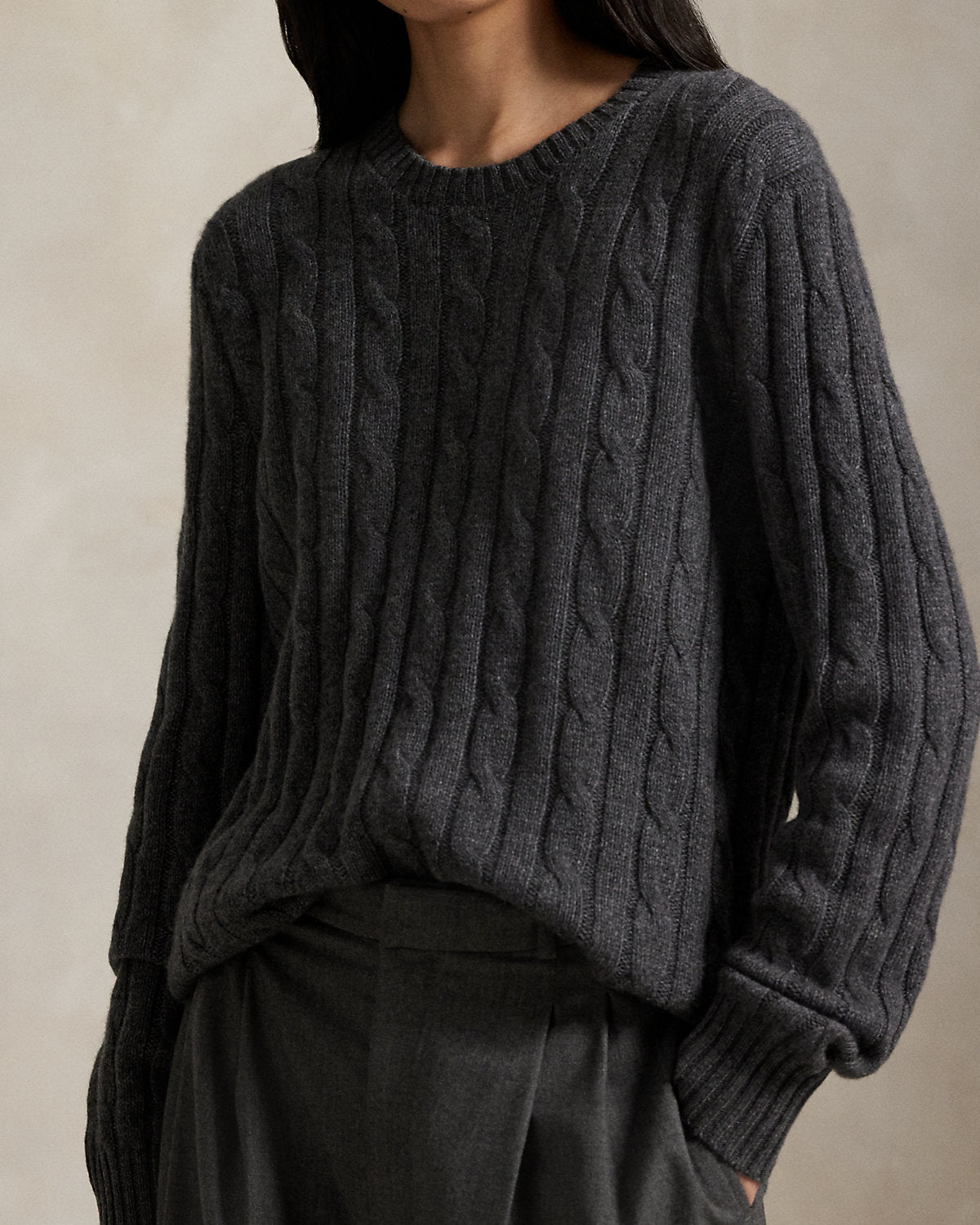 The Iconic Cable-Knit Cashmere Sweater