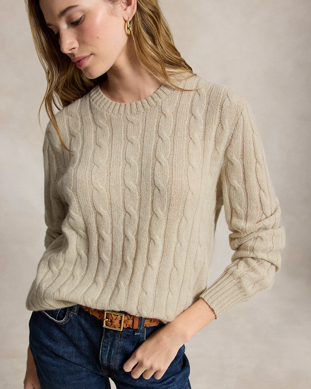 The Iconic Cable-Knit Cashmere Sweater