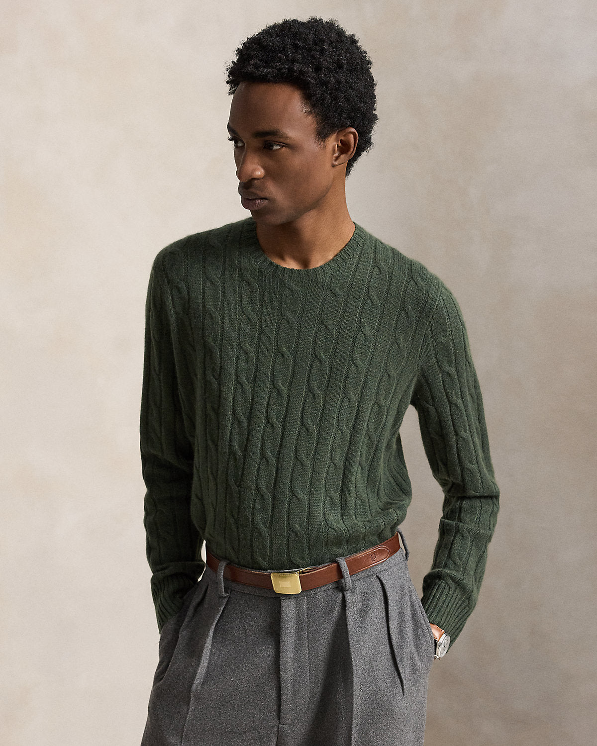 The Iconic Cable-Knit Cashmere Sweater