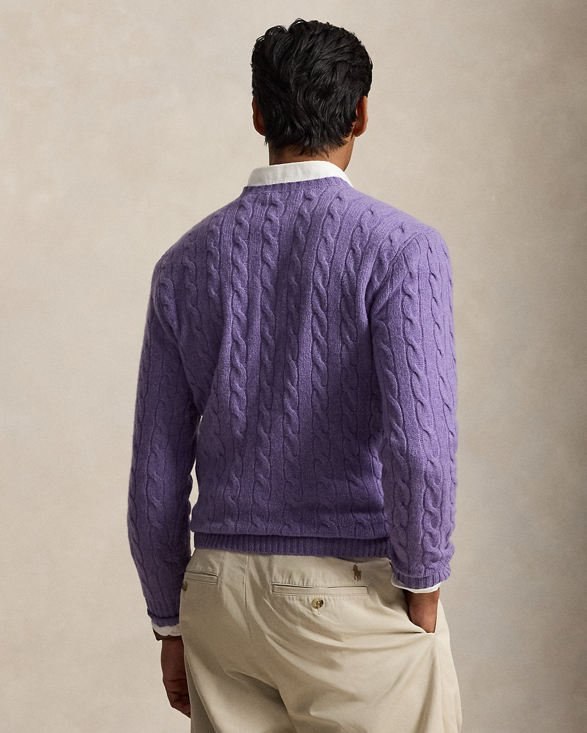 Cable-Knit Wool-Cashmere Sweater