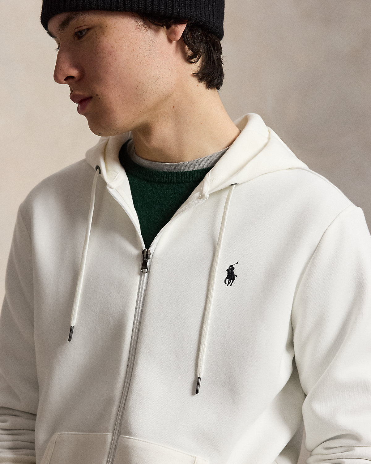 Double-Knit Full-Zip Hoodie