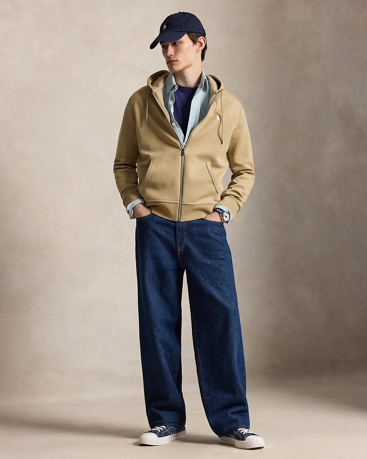 Double-Knit Full-Zip Hoodie