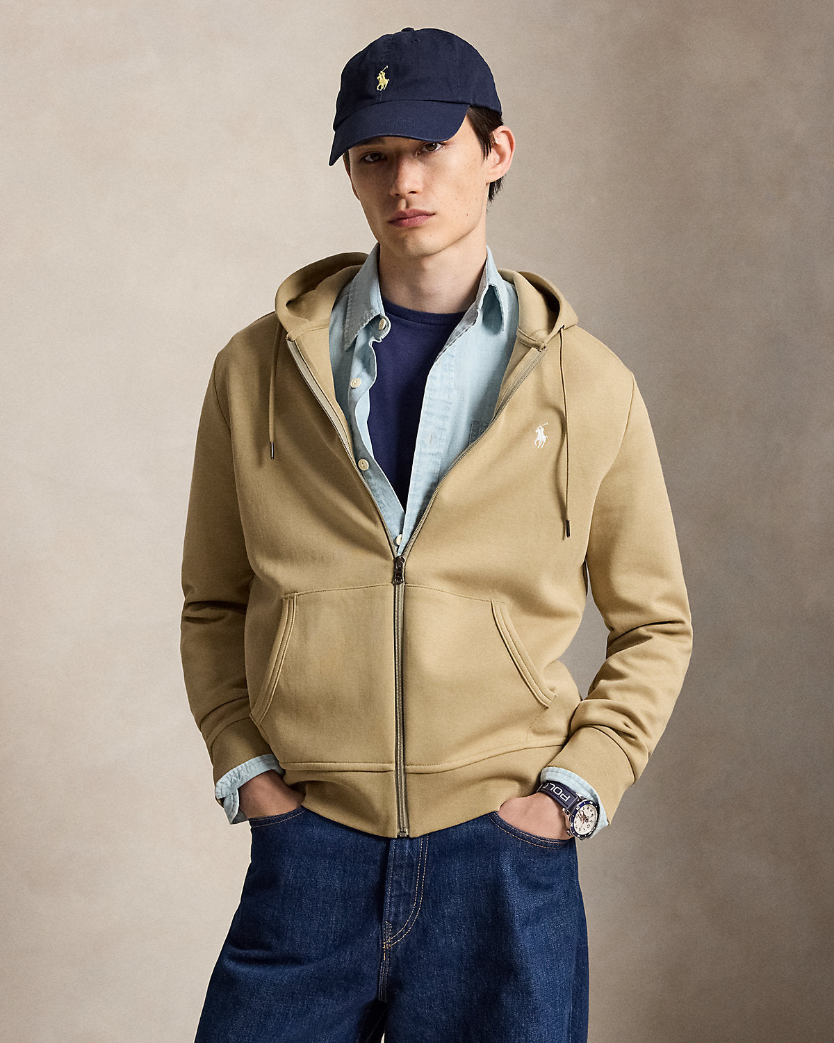 Double-Knit Full-Zip Hoodie