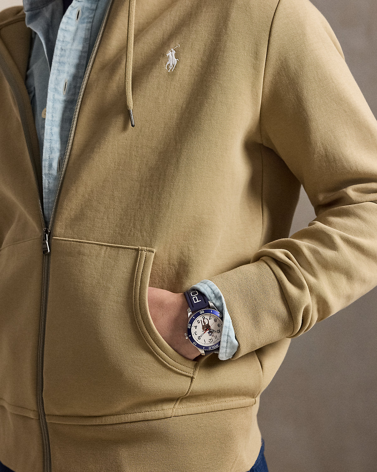 Double-Knit Full-Zip Hoodie