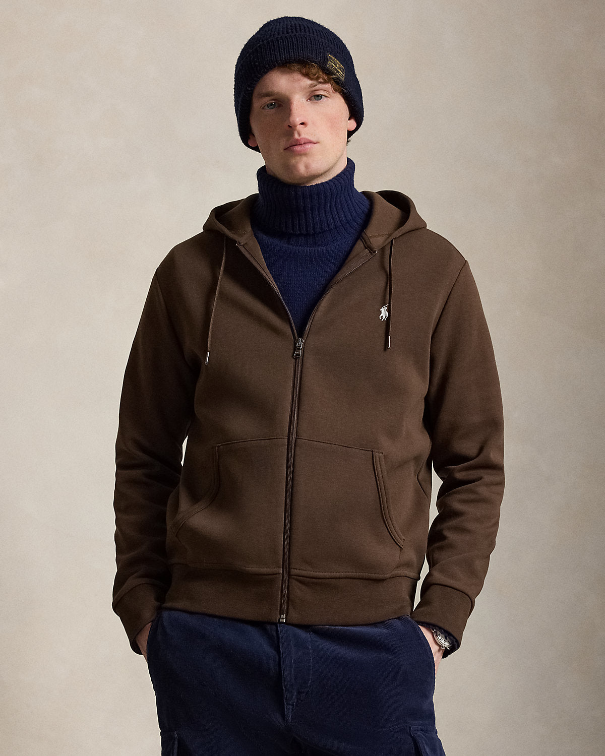Double-Knit Full-Zip Hoodie