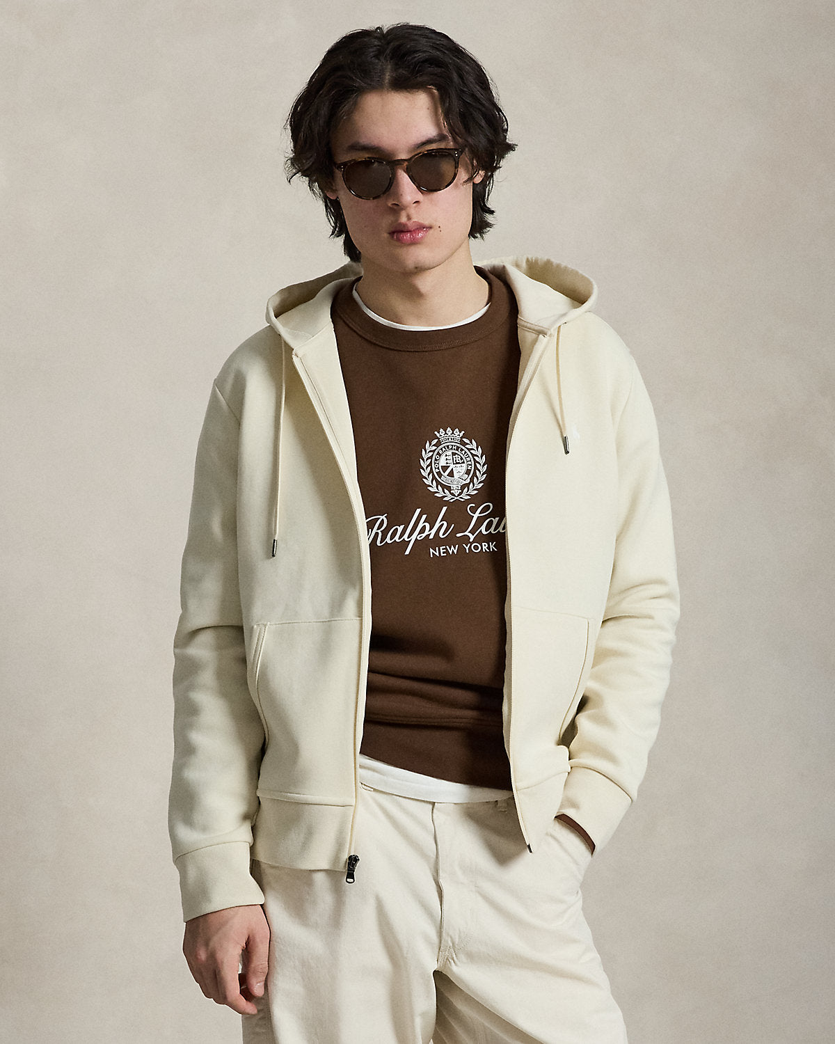 Double-Knit Full-Zip Hoodie