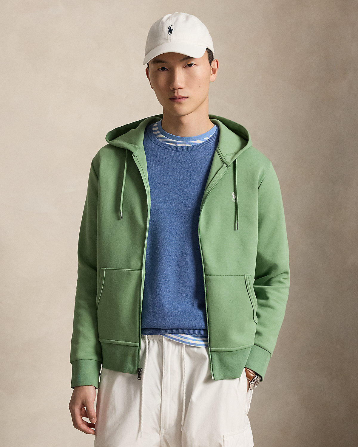 Double-Knit Full-Zip Hoodie