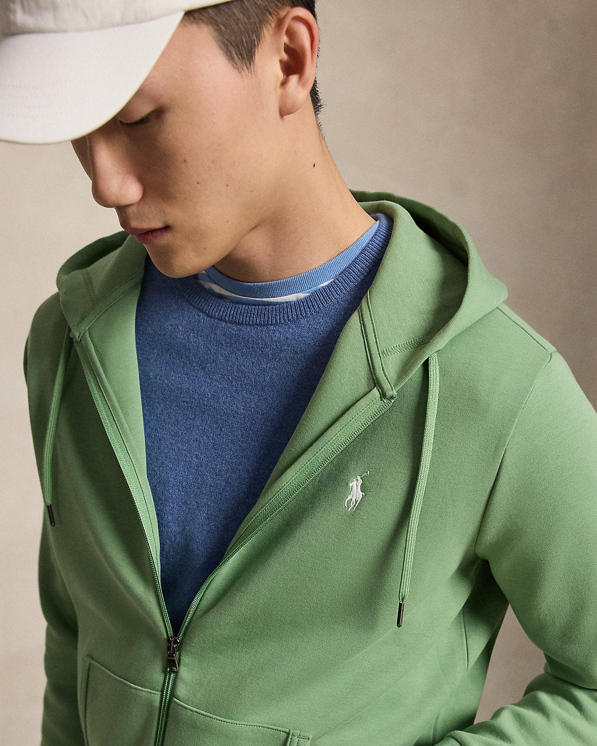 Double-Knit Full-Zip Hoodie