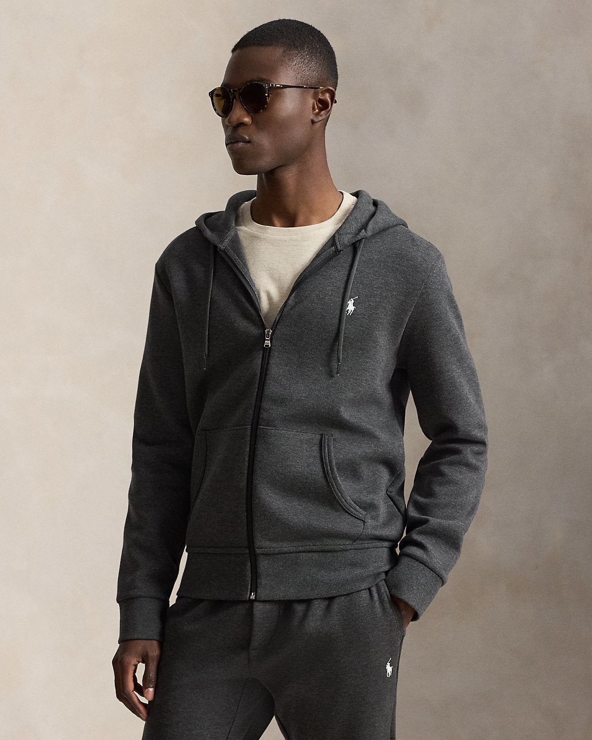 Double-Knit Full-Zip Hoodie