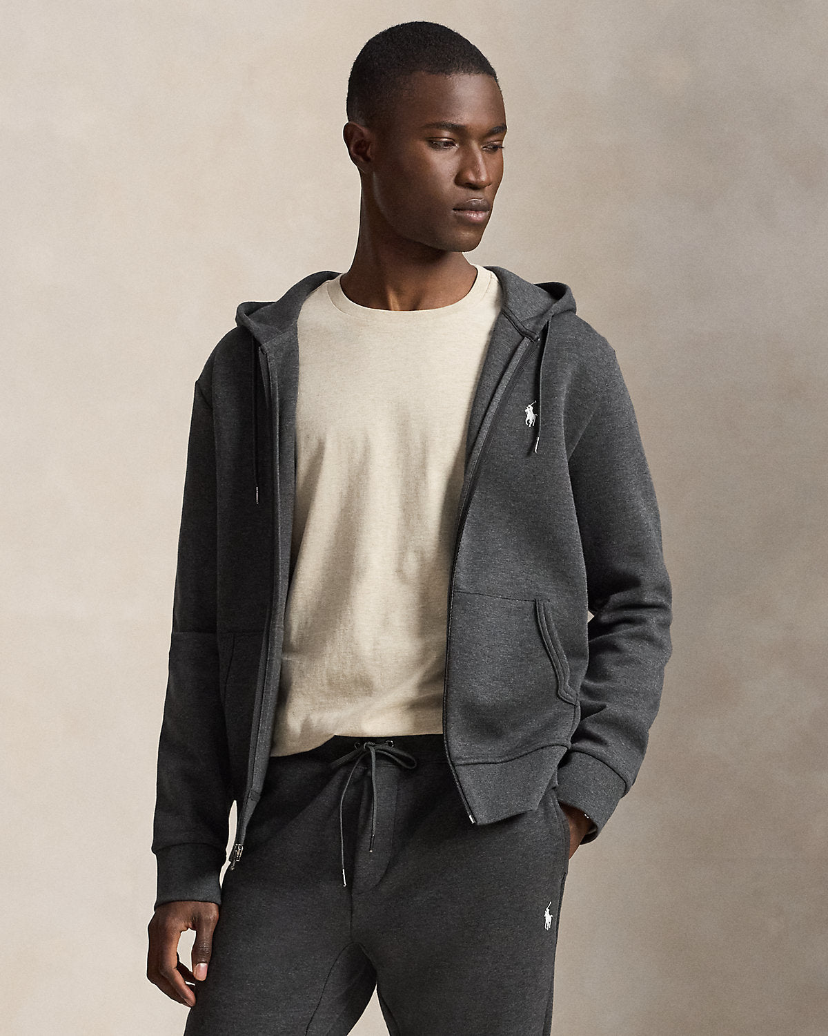 Double-Knit Full-Zip Hoodie