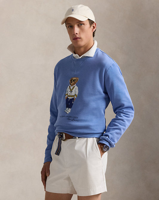 Polo Bear Fleece Sweatshirt Campus Blue Heritage