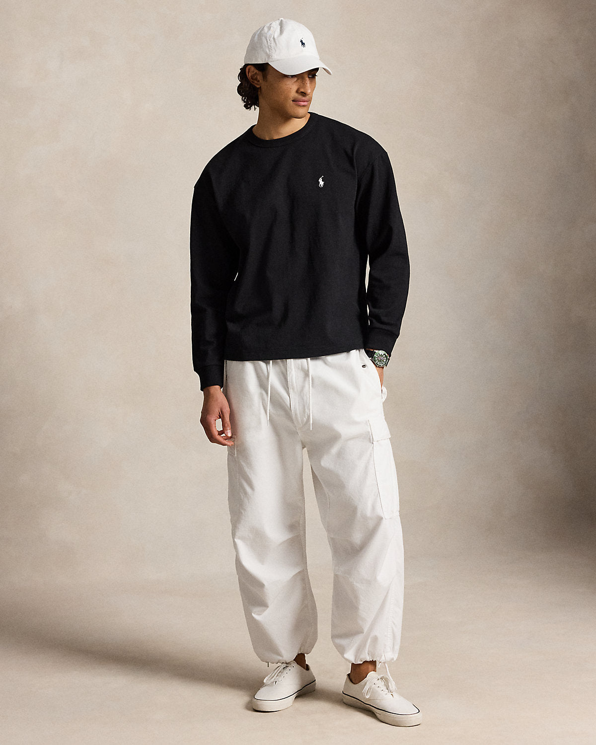 Relaxed Fit Jersey Long-Sleeve T-Shirt