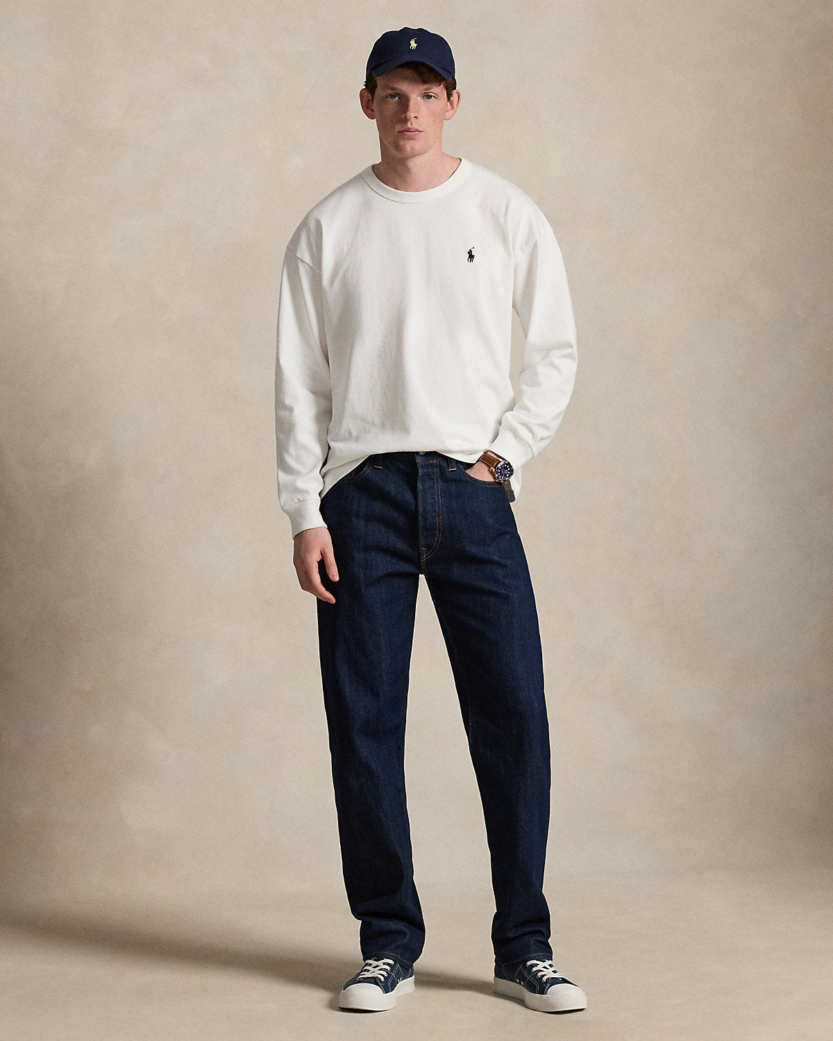 Relaxed Fit Jersey Long-Sleeve T-Shirt