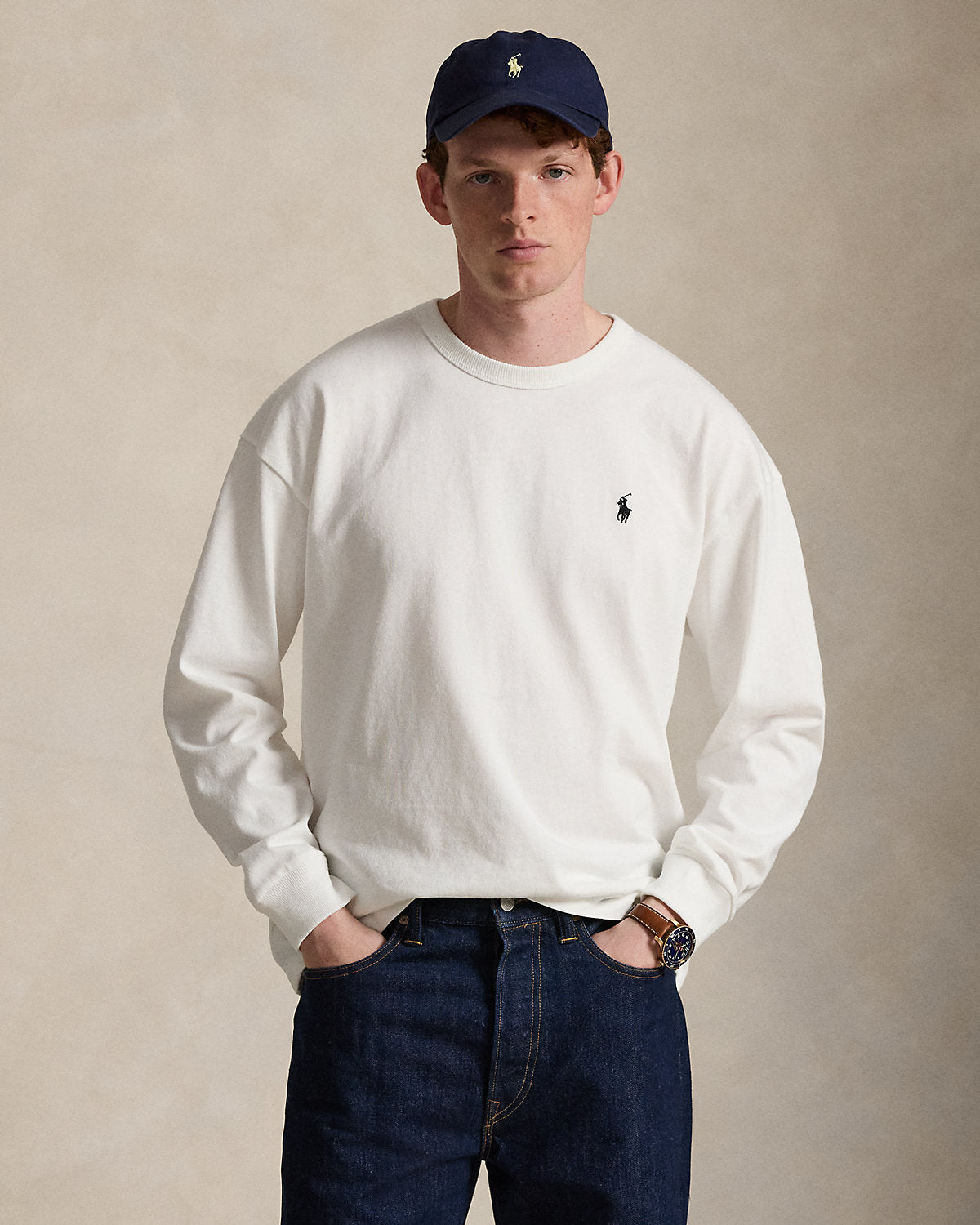 Relaxed Fit Jersey Long-Sleeve T-Shirt