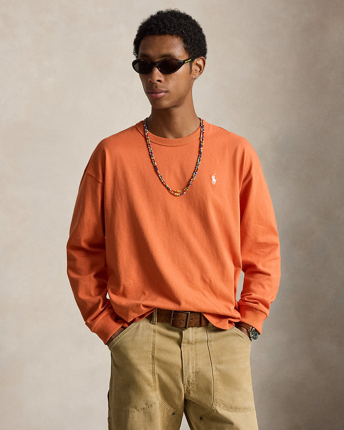 Relaxed Fit Jersey Long-Sleeve T-Shirt