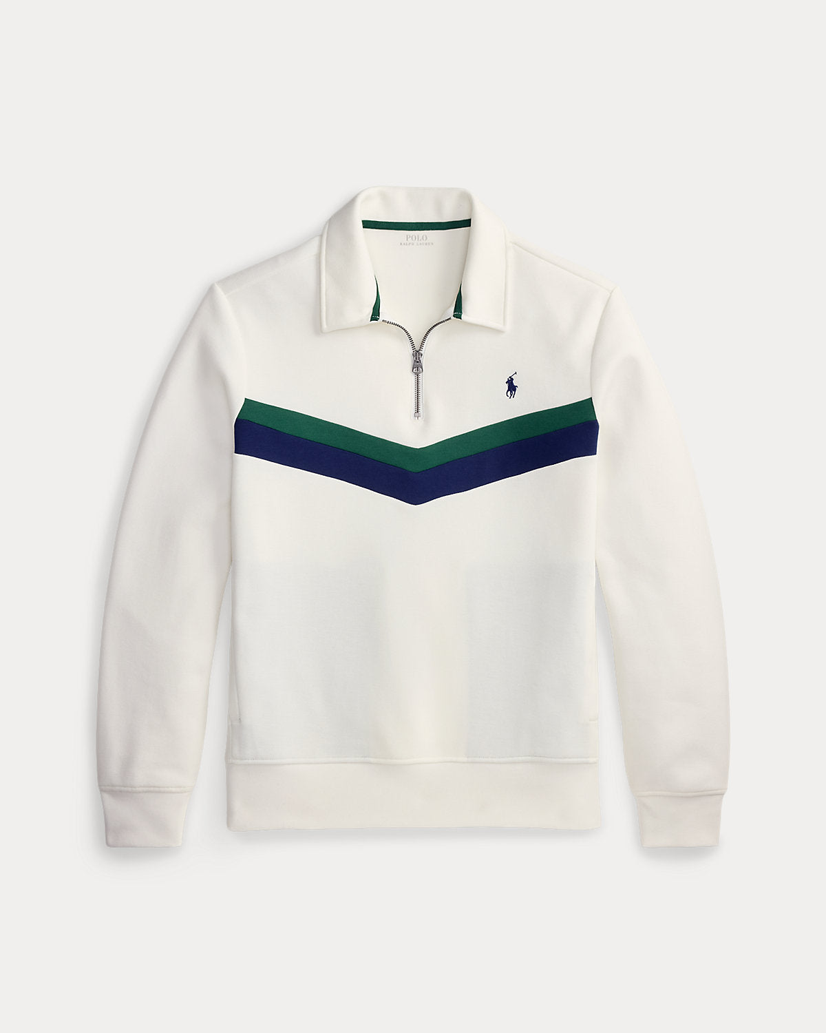 Double-Knit Quarter-Zip Sweatshirt