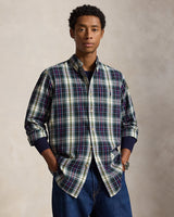 Navy Green Multi