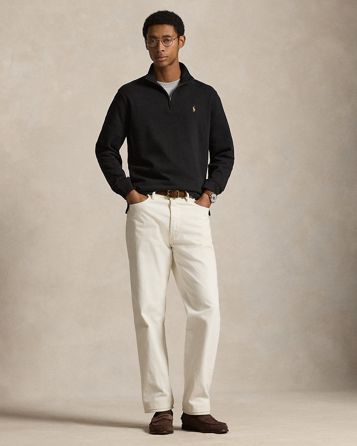 Estate-Rib Quarter-Zip Pullover