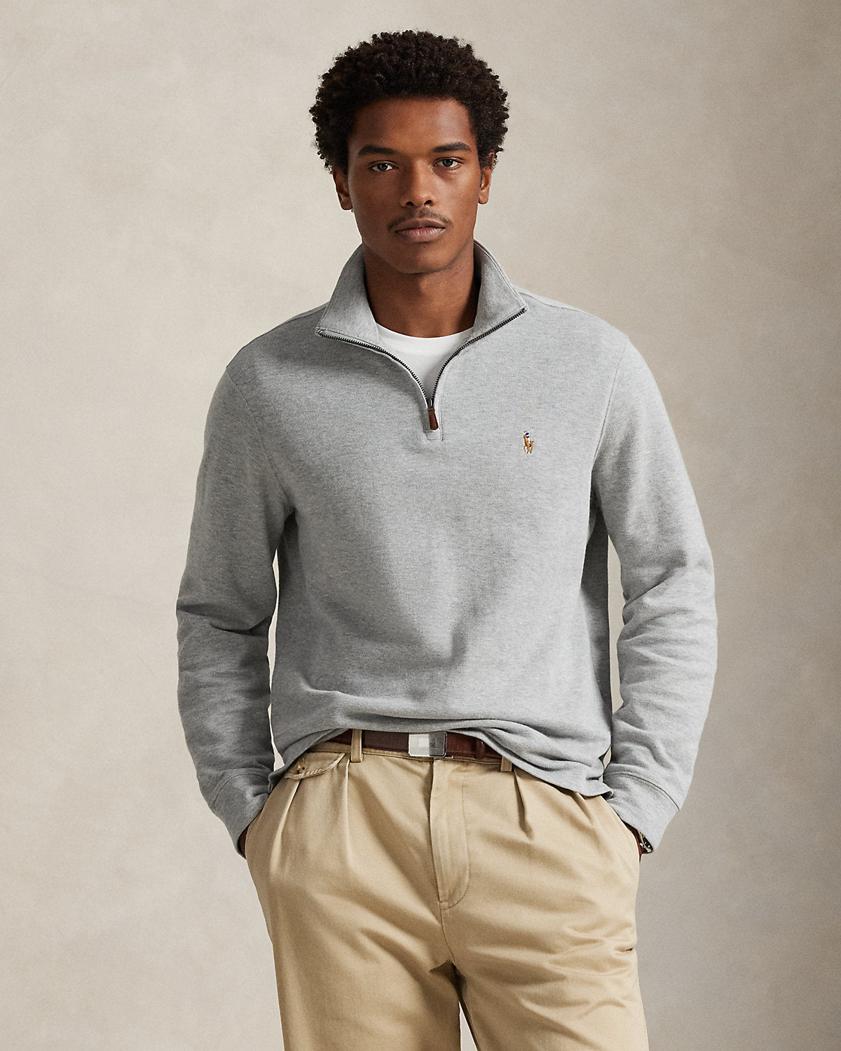 Estate-Rib Quarter-Zip Pullover
