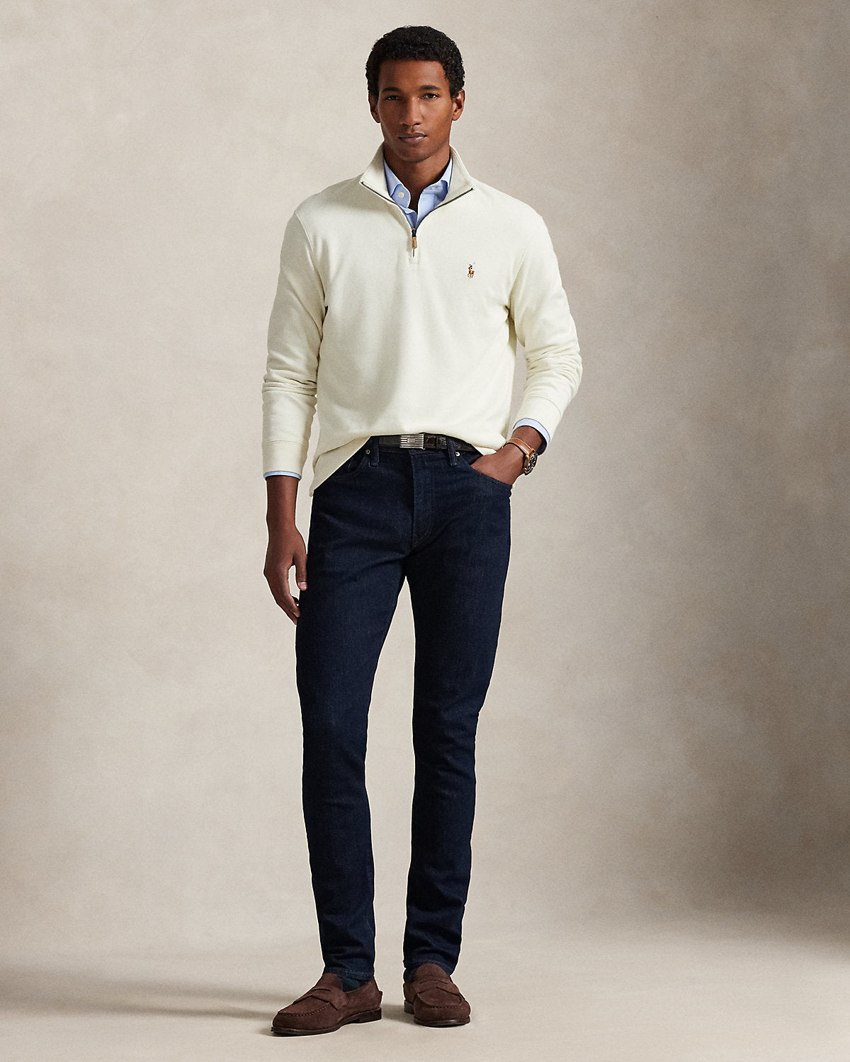 Estate-Rib Quarter-Zip Pullover