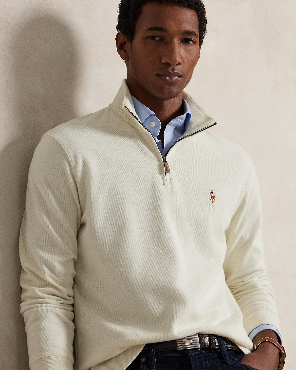 Estate-Rib Quarter-Zip Pullover