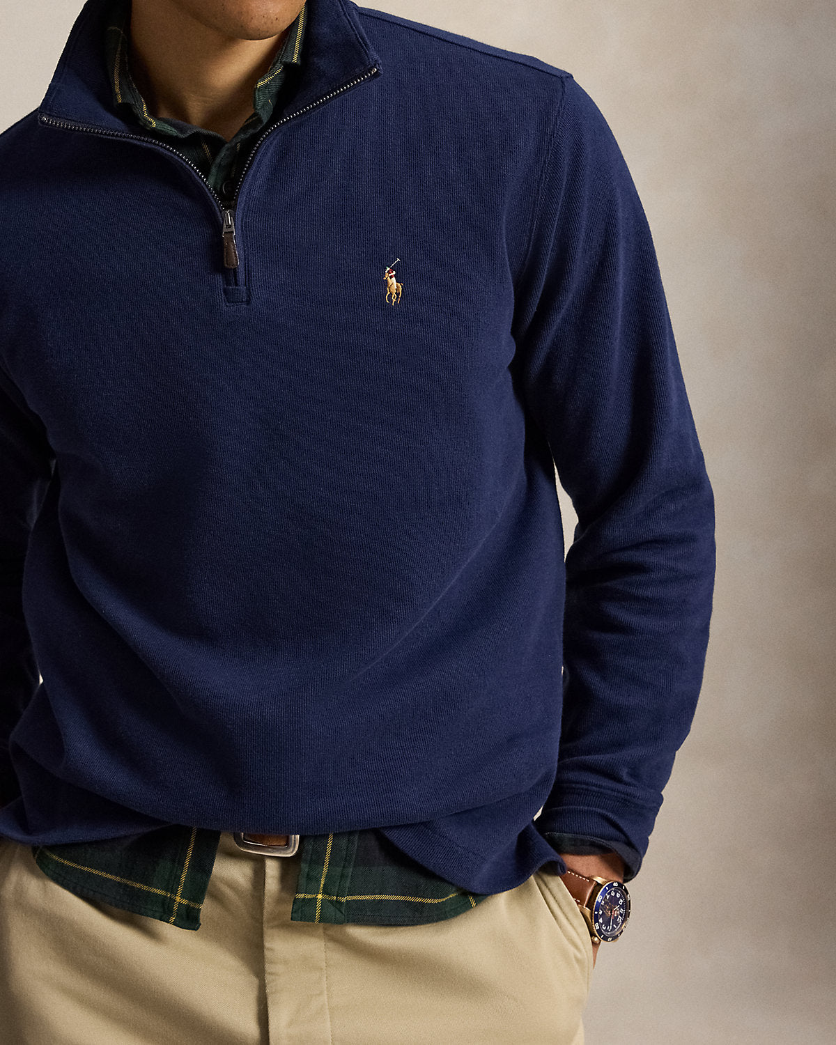 Estate-Rib Quarter-Zip Pullover