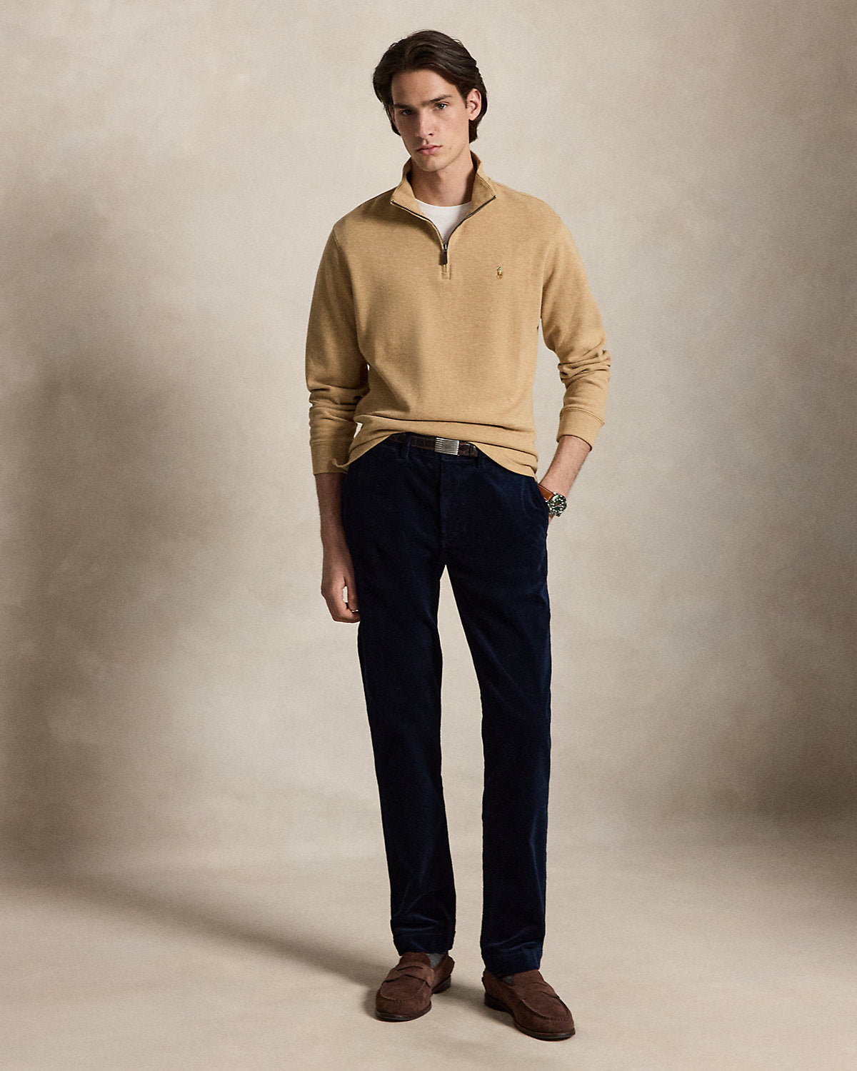 Estate-Rib Quarter-Zip Pullover