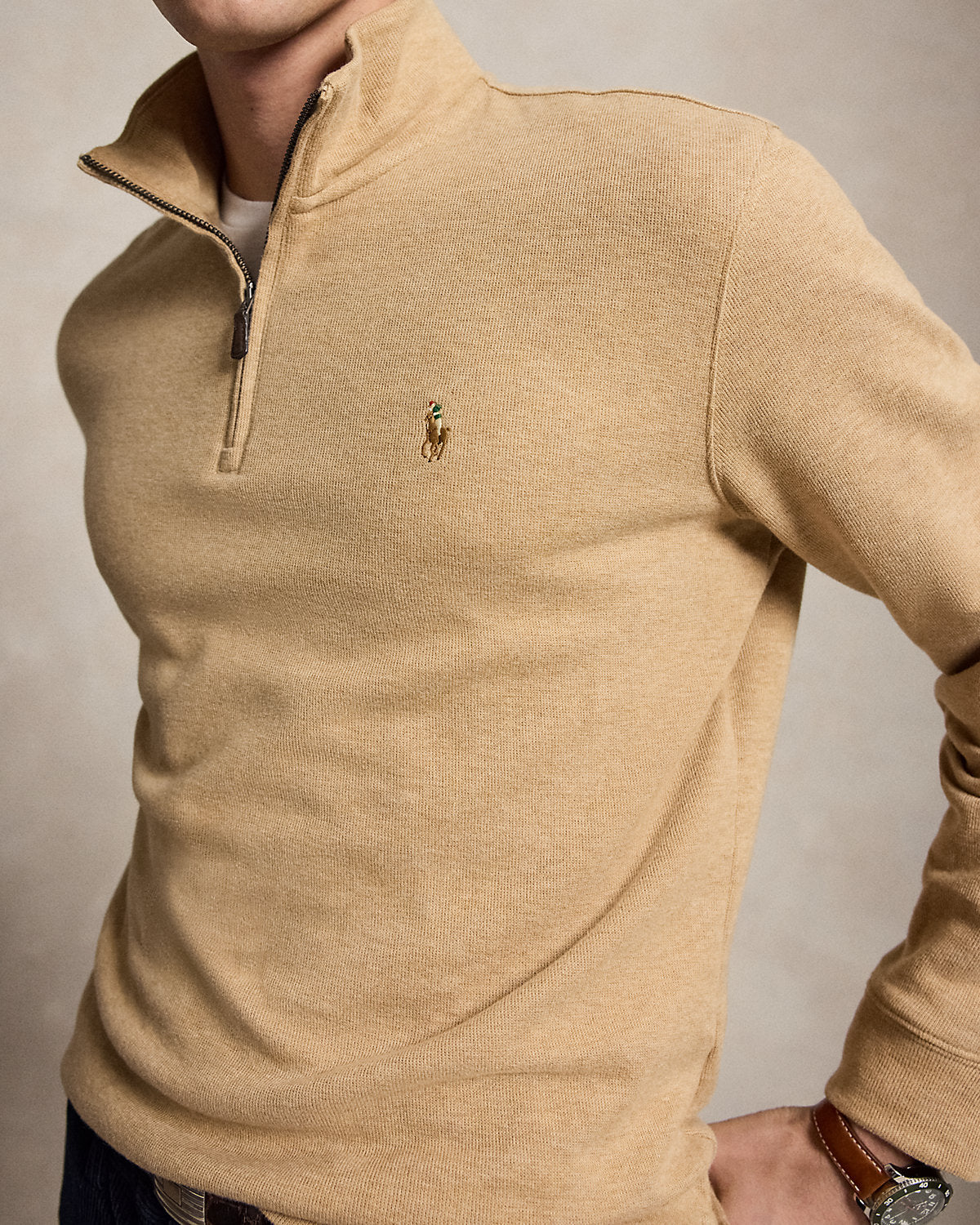 Estate-Rib Quarter-Zip Pullover