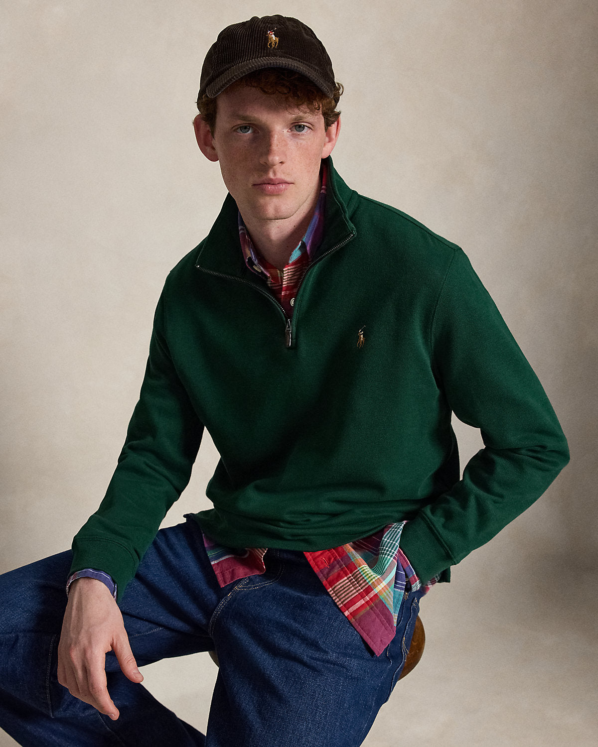 Estate-Rib Quarter-Zip Pullover