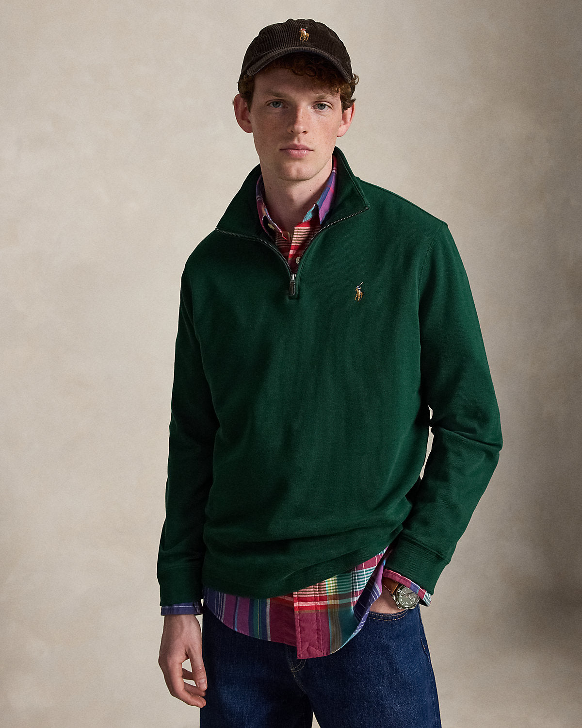 Estate-Rib Quarter-Zip Pullover