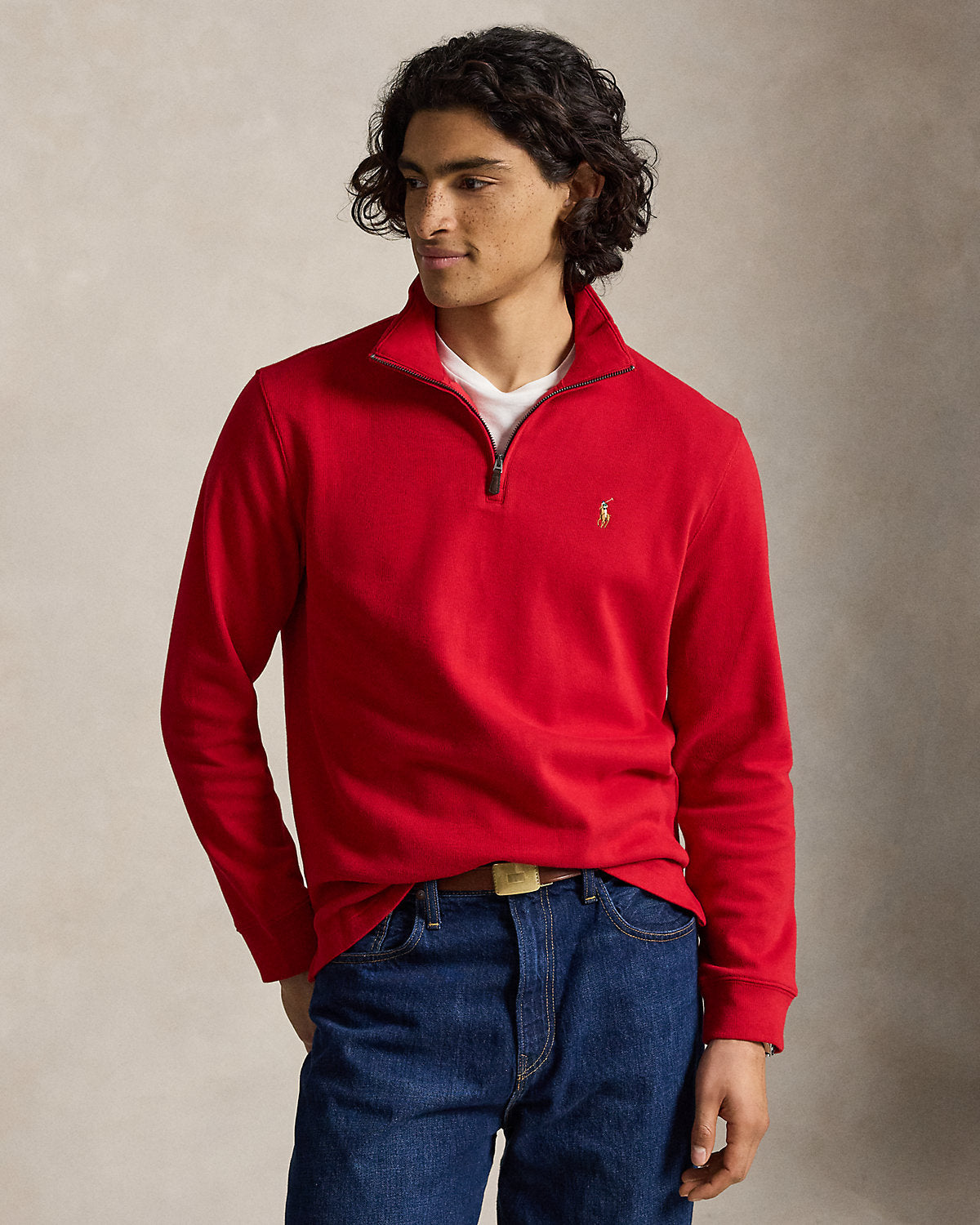 Estate-Rib Quarter-Zip Pullover