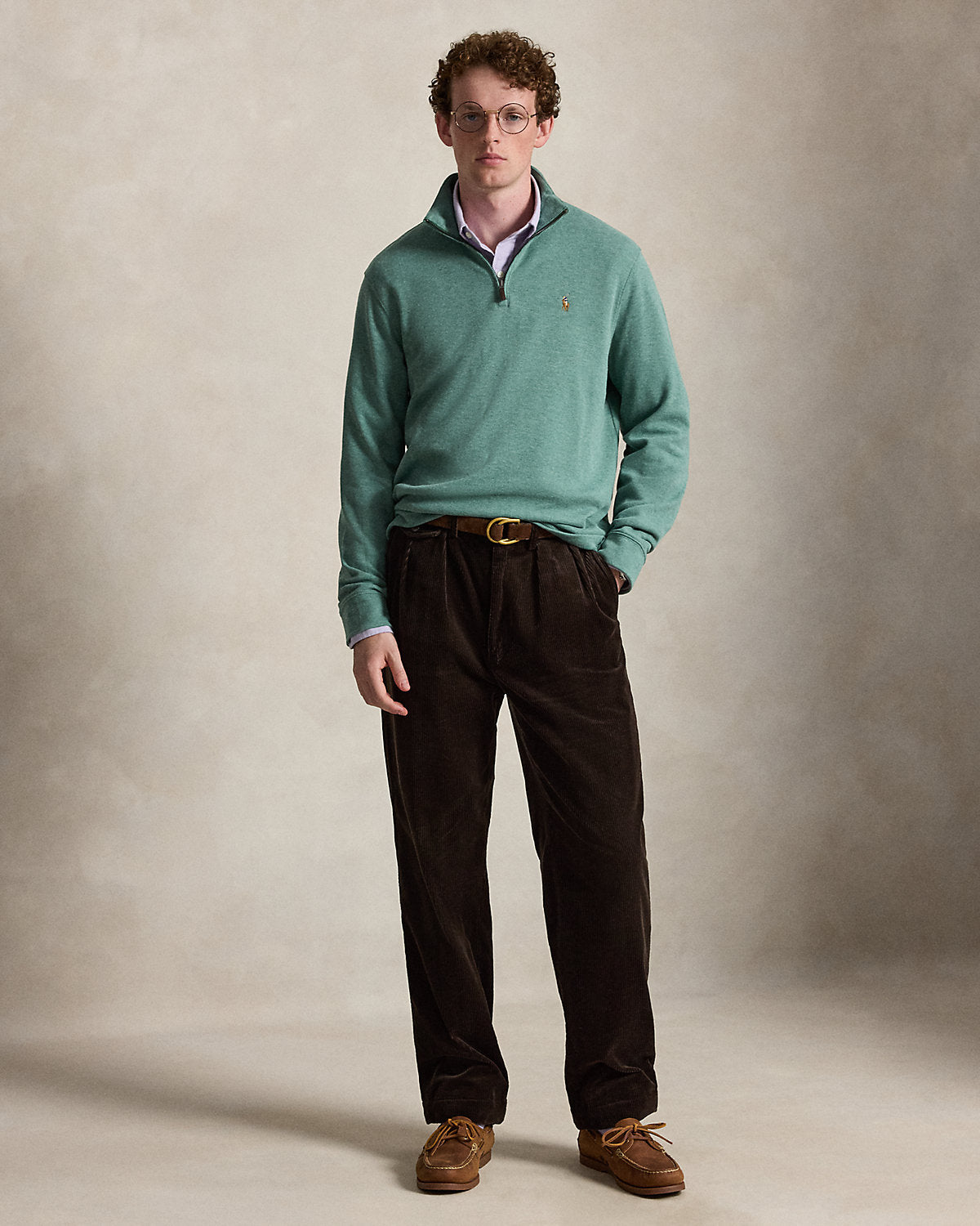 Estate-Rib Quarter-Zip Pullover