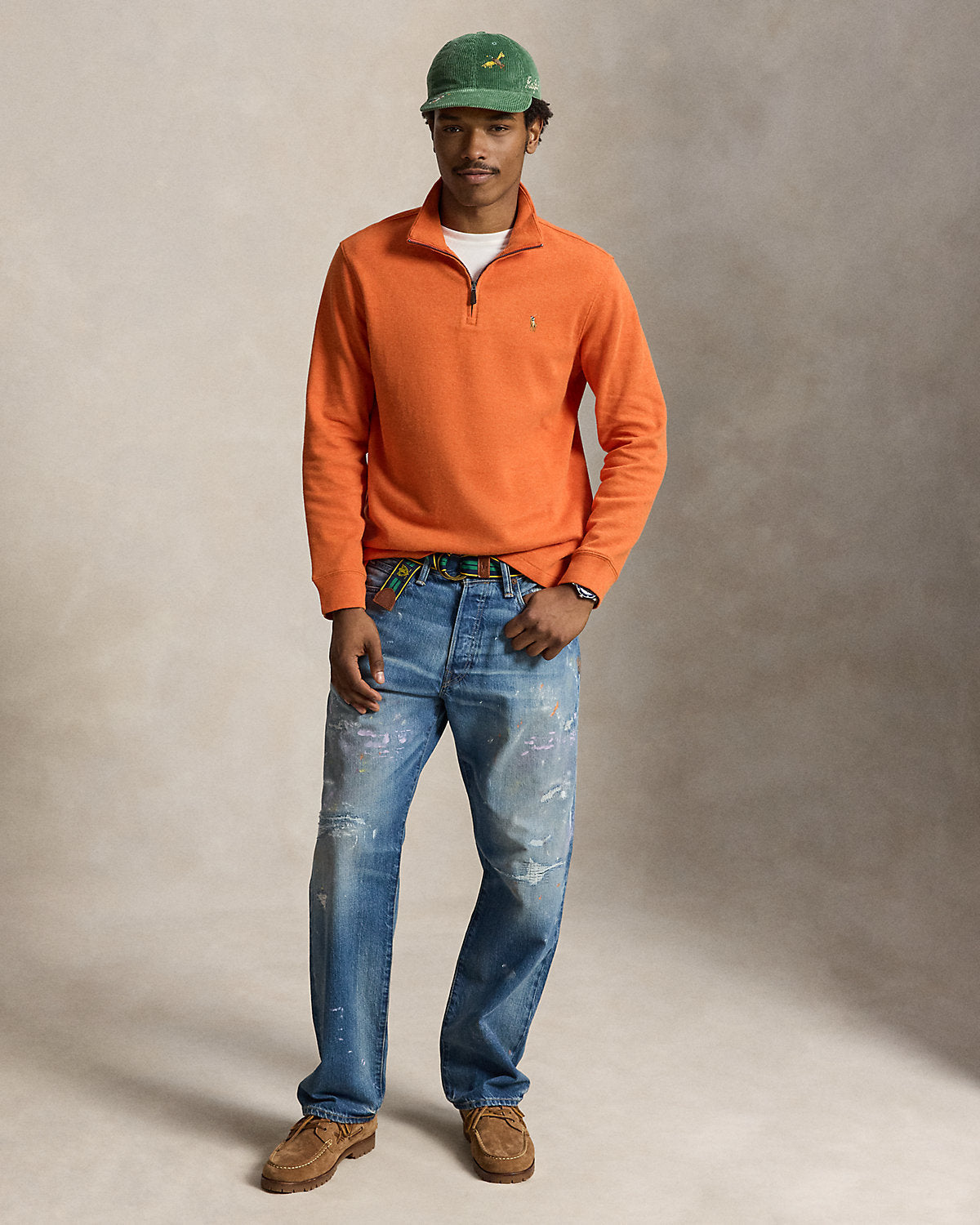 Estate-Rib Quarter-Zip Pullover