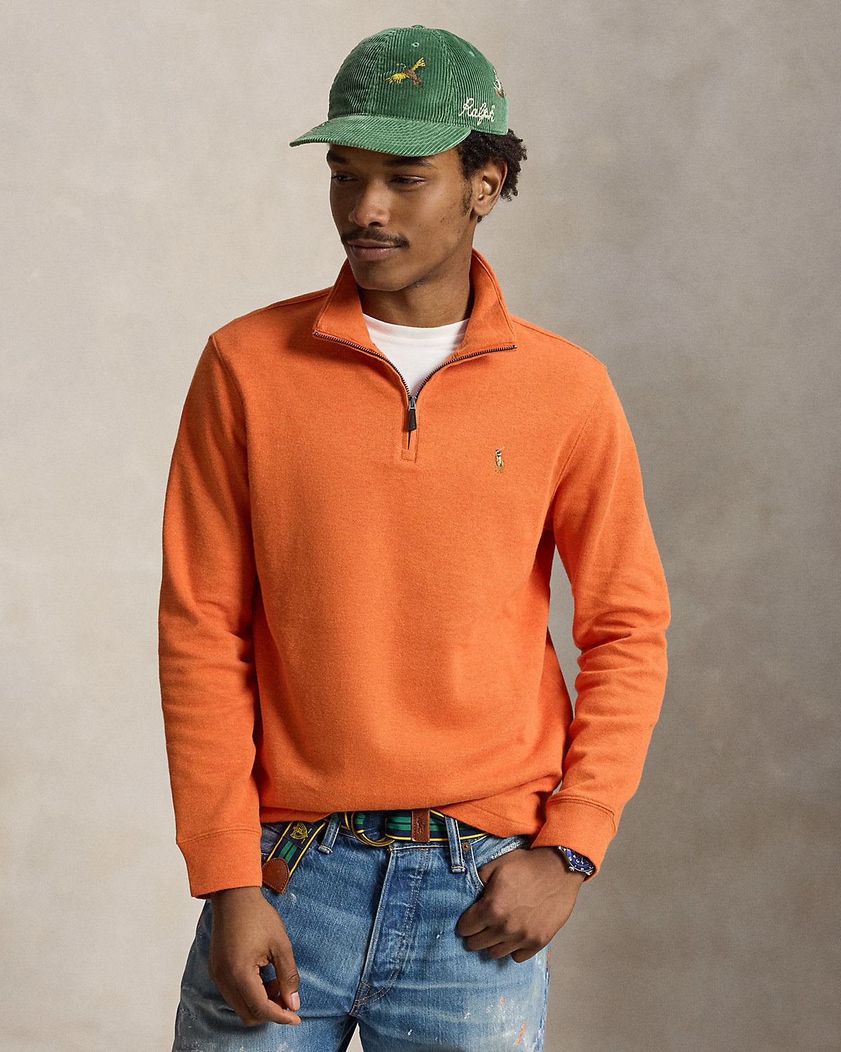Estate-Rib Quarter-Zip Pullover