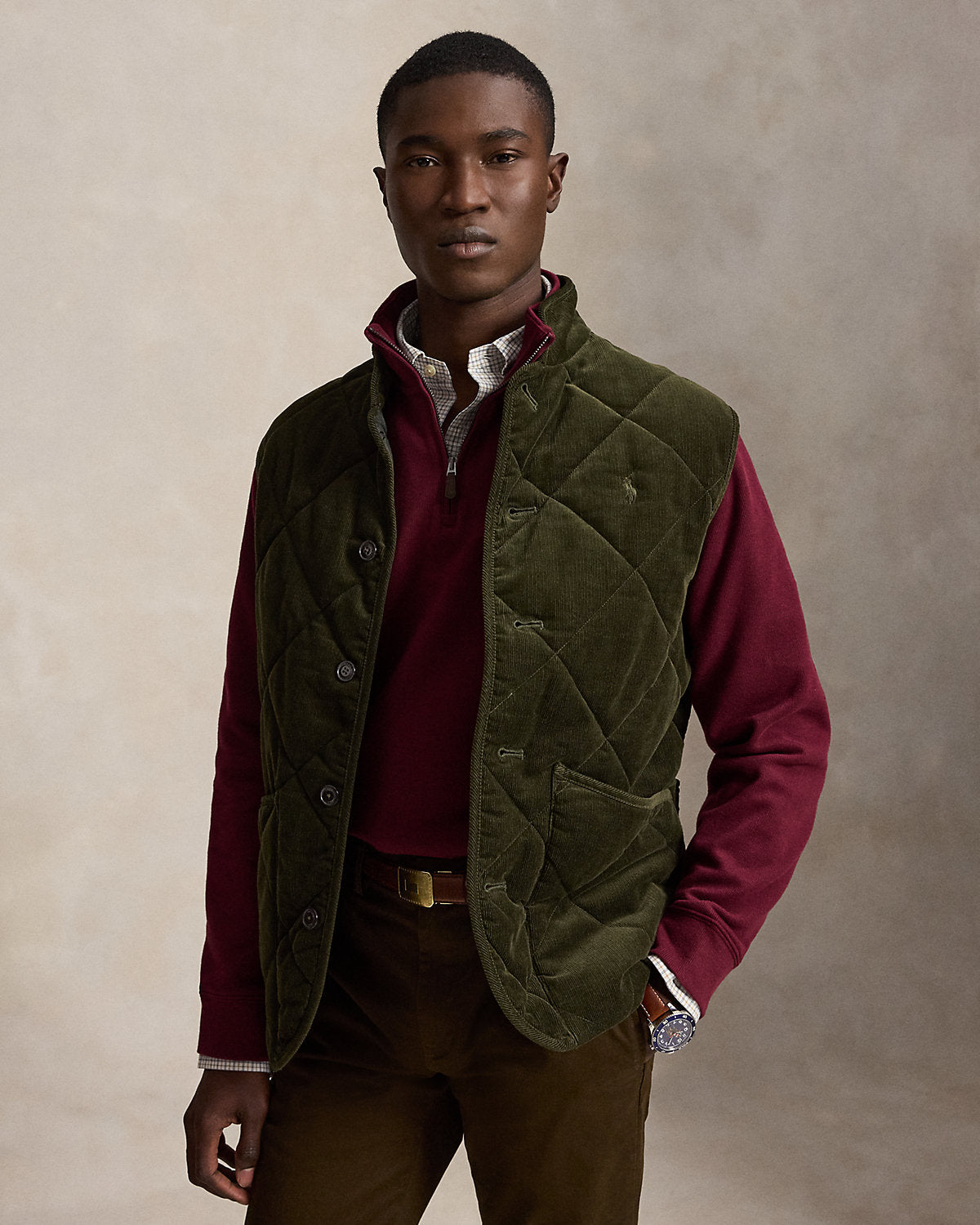 Estate-Rib Quarter-Zip Pullover