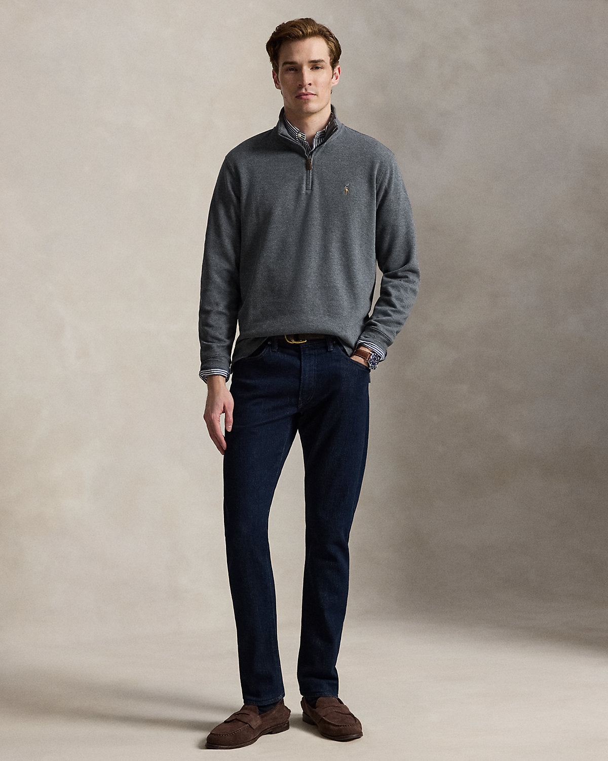 Estate-Rib Quarter-Zip Pullover