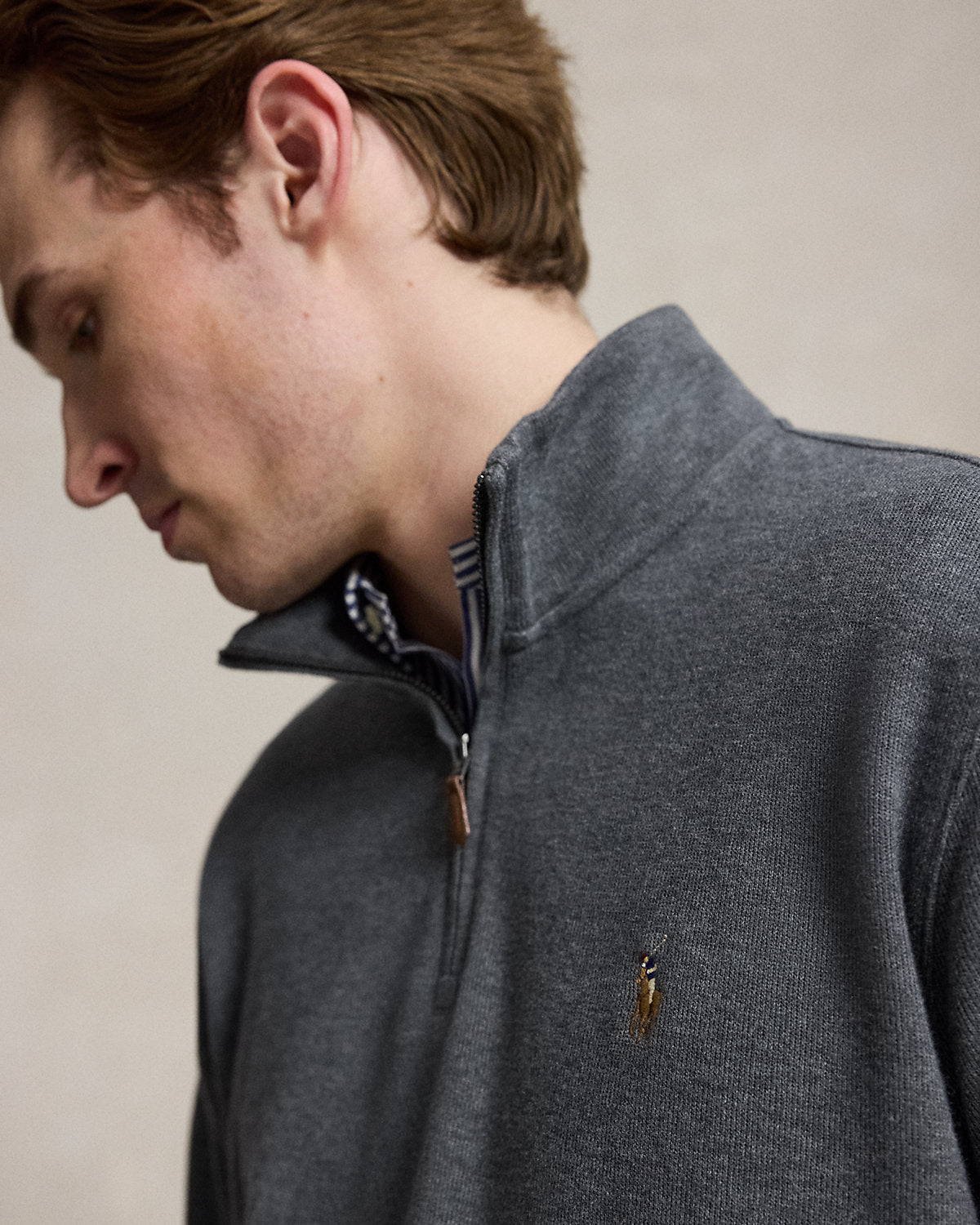 Estate-Rib Quarter-Zip Pullover