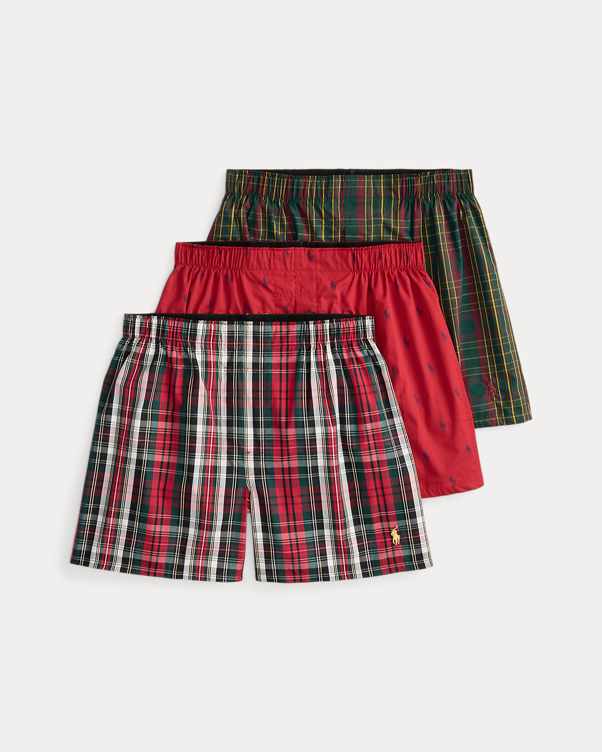 Classic Fit Woven Cotton Boxer 3-Pack