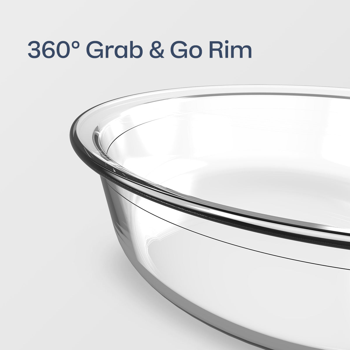 Glass Round Bakeware | Airtight Food Storage Dish